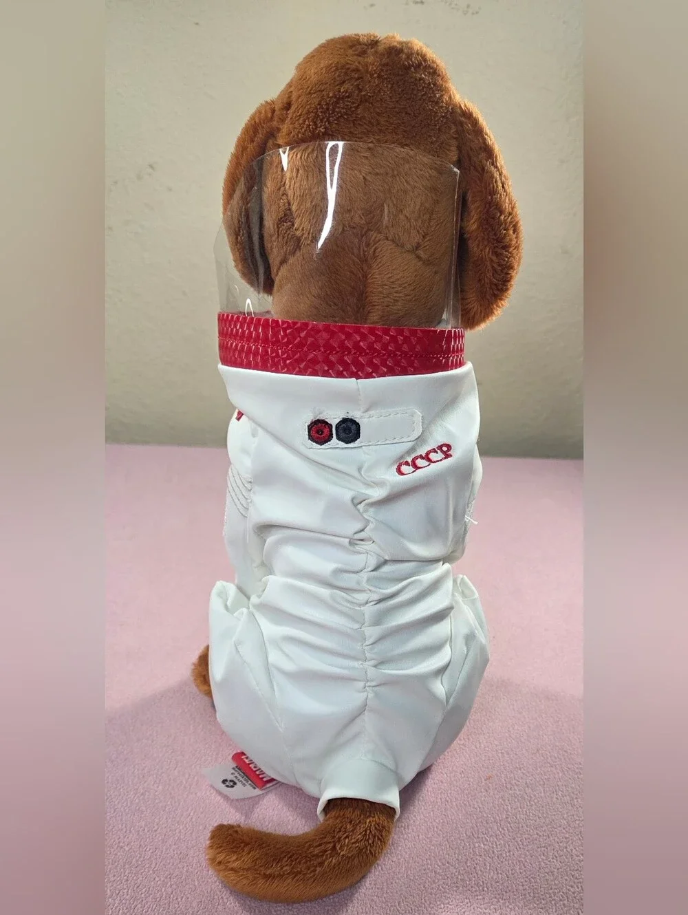Marvel White and Red CCCP Dog Jacket